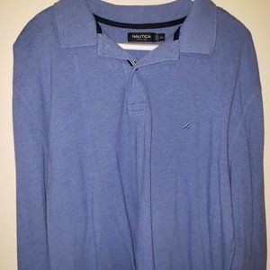 Nautica Men's Long Sleeve Polo - XXL